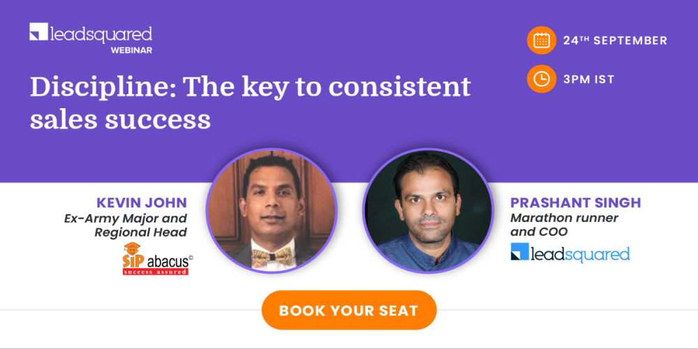 Webinar Discipline The key to consistent sales success LeadSquared 世界杯澳大利亚vs丹麦实时比分